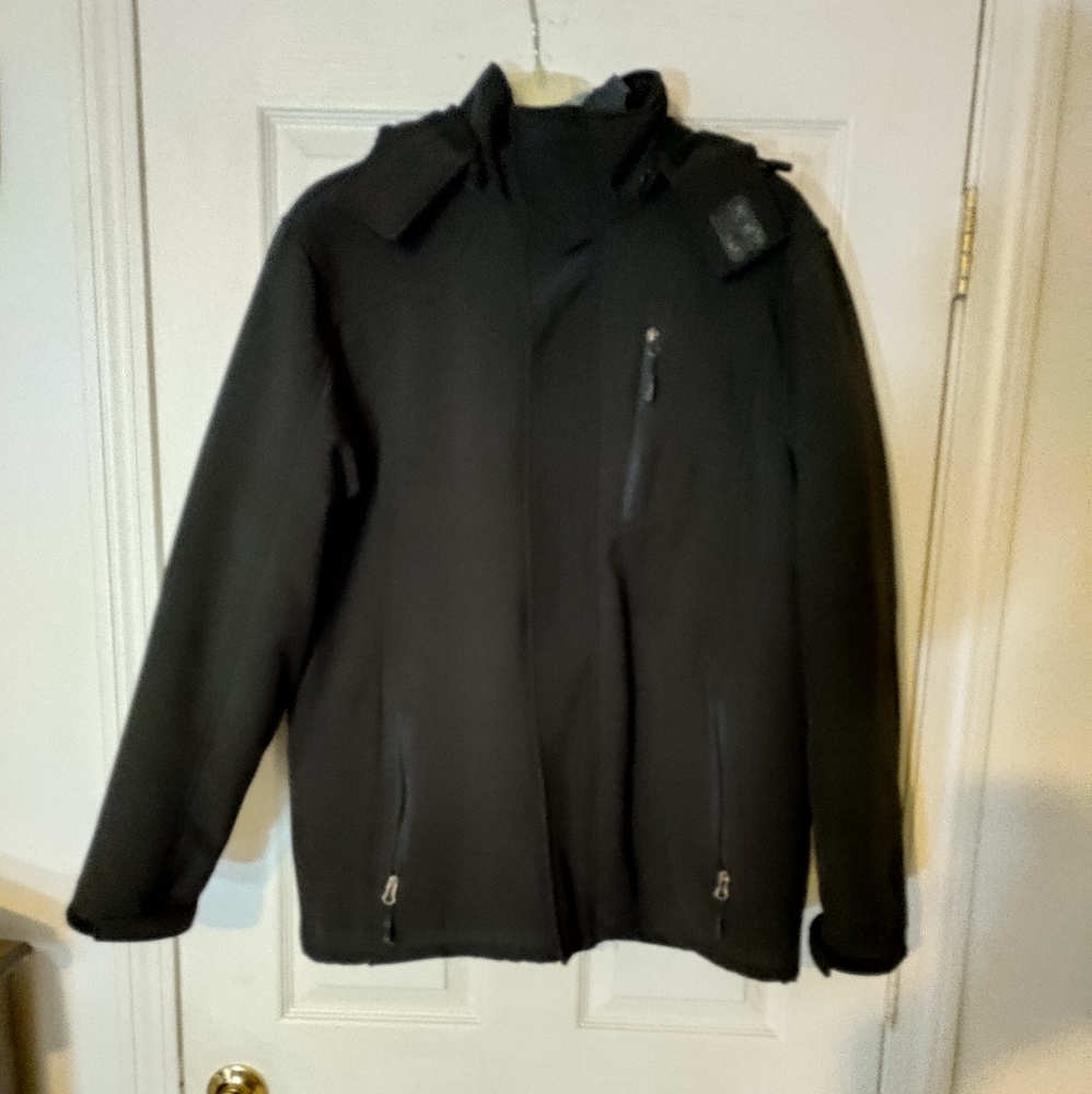 Winter and spring reversible layered jacket.